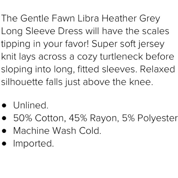 👌🏻Heather Grey Turtleneck Sweater Dress 😍 - Picture 5 of 8